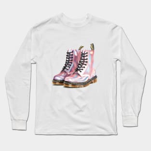 Metallic Docs Long Sleeve T-Shirt